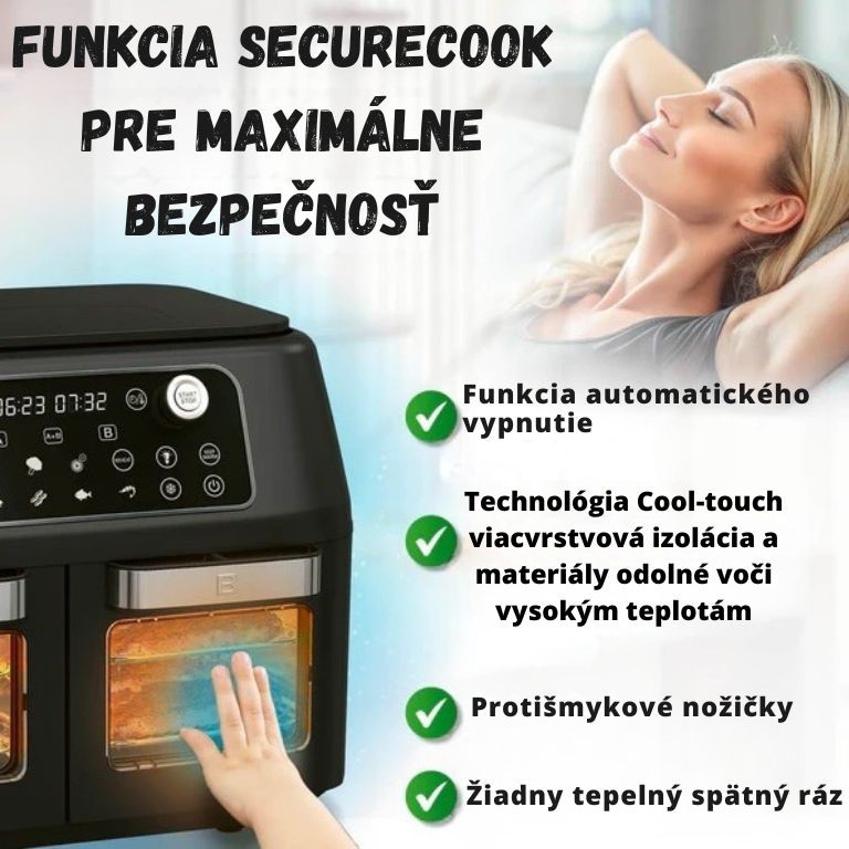 GourmetMaxx Dvojitá teplovzdušná fritéza MaxxMee DUAL 05535 (2)